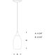 Milano LED 4.75 inch Oil Rubbed Bronze Mini Pendant Ceiling Light
