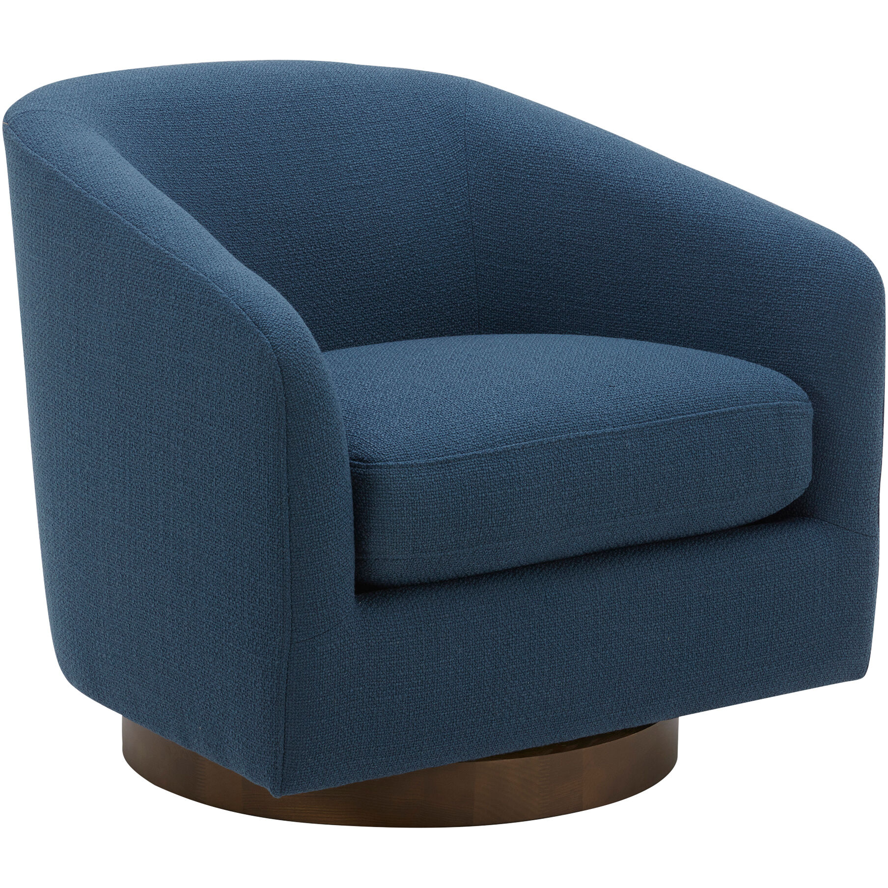 Oscy Blue Swivel Chair