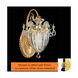 Bagatelle 1 Light 10.5 inch Aurelia Wall Sconce Wall Light in Heritage