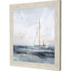 Blue Sailing Blue and Green and Gray Framed Art, Propac