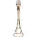 Canada 65 inch 25.00 watt Antique Brass Floor Lamp Portable Light