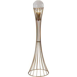 Canada 65 inch 25.00 watt Antique Brass Floor Lamp Portable Light