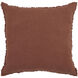 Roselyn 22 inch Terracotta Indoor Pillow