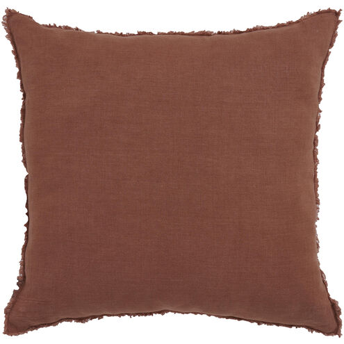 Roselyn 22 inch Terracotta Indoor Pillow