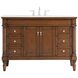 Lexington 48 X 21.5 X 35 inch Walnut Vanity Sink Set