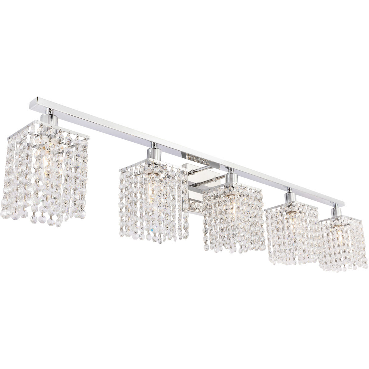 Phineas 5 Light 42 inch Chrome Wall sconce Wall Light