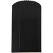 Ambiance 1 Light 5.75 inch Gloss Black and Matte White Wall Sconce Wall Light