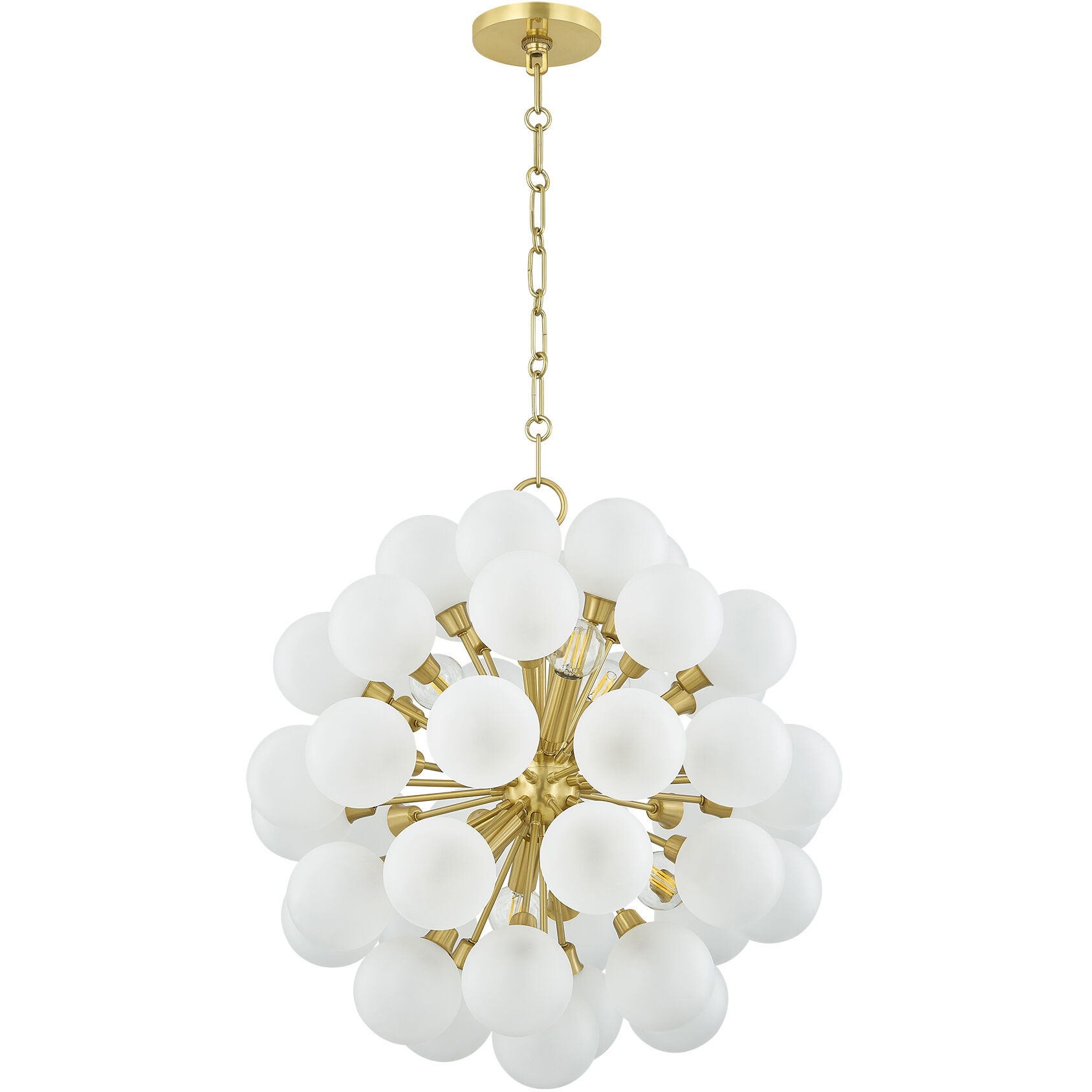 Antoneta 6 Light 20.5 inch Aged Brass Chandelier Ceiling Light