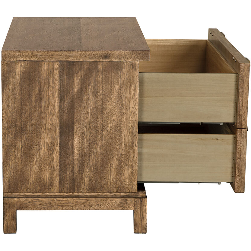 Musashi Dark Walnut Dresser, 2 Drawer