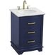 Knox 24 X 34 inch Blue Bathroom Vanity Cabinet