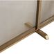 Brooklyn 48 inch Antique Brass Fire Screen
