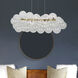 Comet 10 Light 41 inch Clear with Aged Brass Horizontal Pendant Ceiling Light