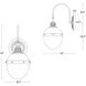Otis Wall Sconce Wall Light in Natural Brass