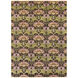 Uncharted 132 X 96 inch Bright Purple, Burnt Orange, Butter, Moss Rug