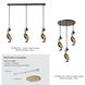 Folio 1 Light 5.7 inch Bronze Mini Pendant Ceiling Light