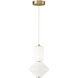 Dango LED 8 inch Oxidized Gold Pendant Ceiling Light