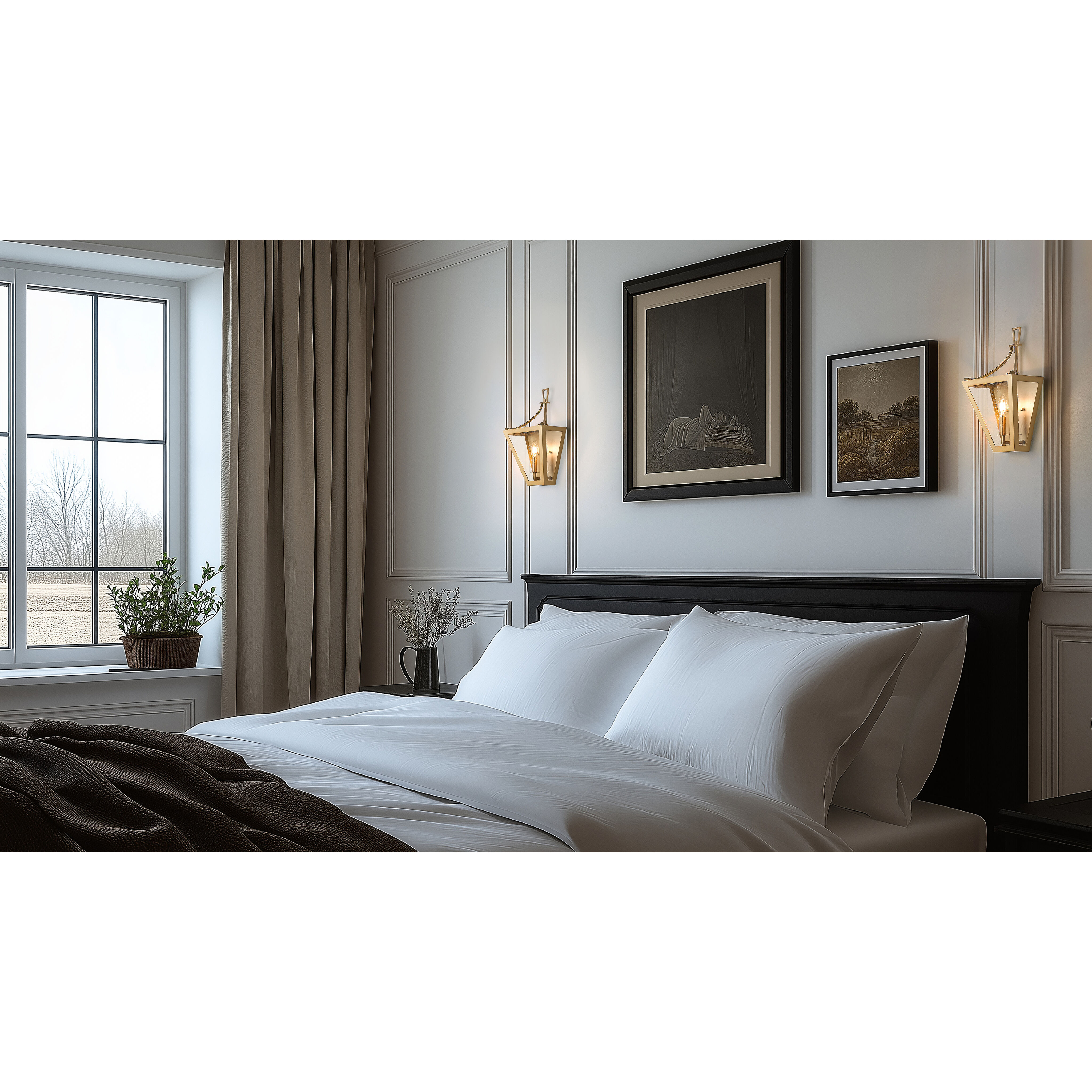 Montalcino 2 Light 10 inch Rubbed Brass Wall Sconce Wall Light