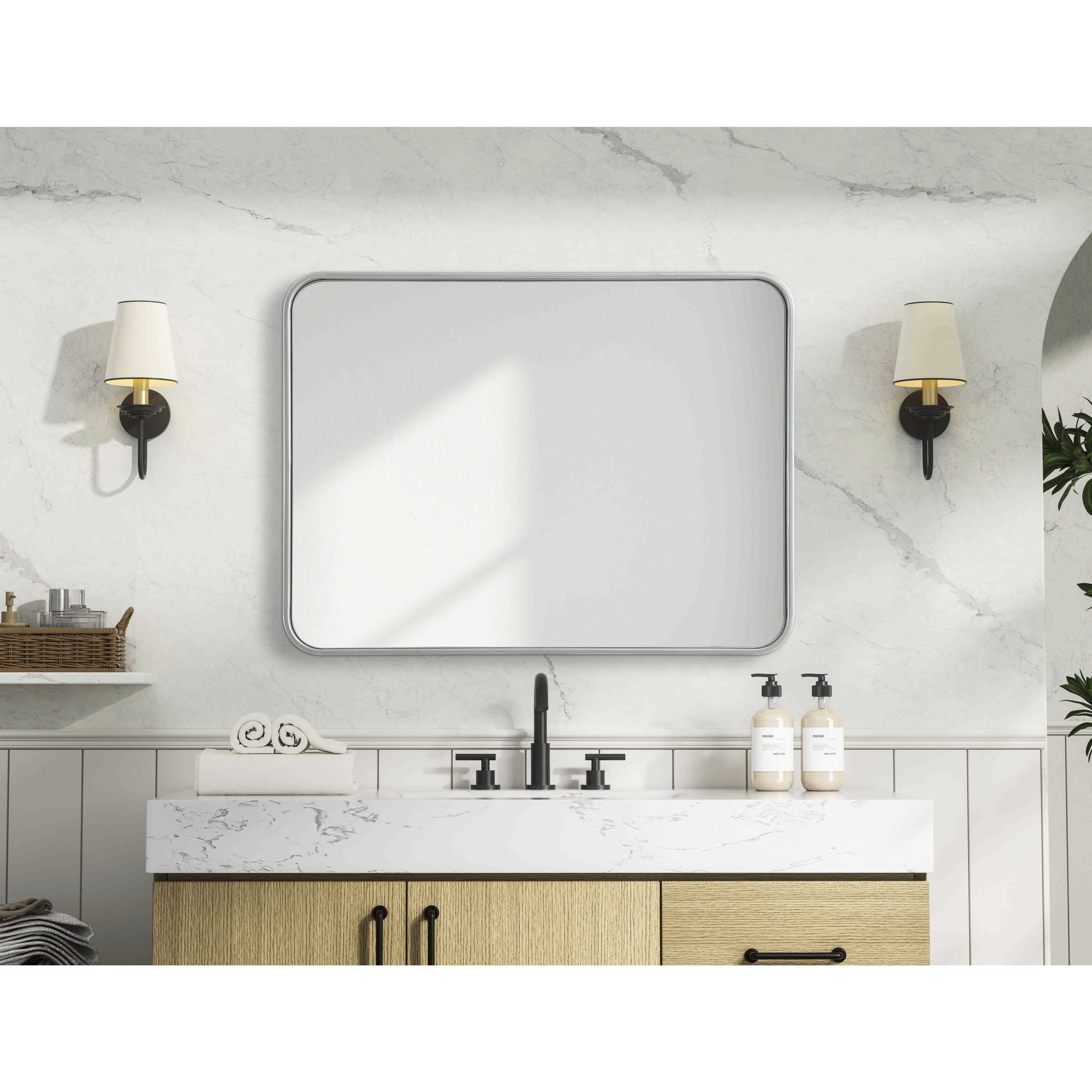 Remy 32 X 24 inch Silver Mirror