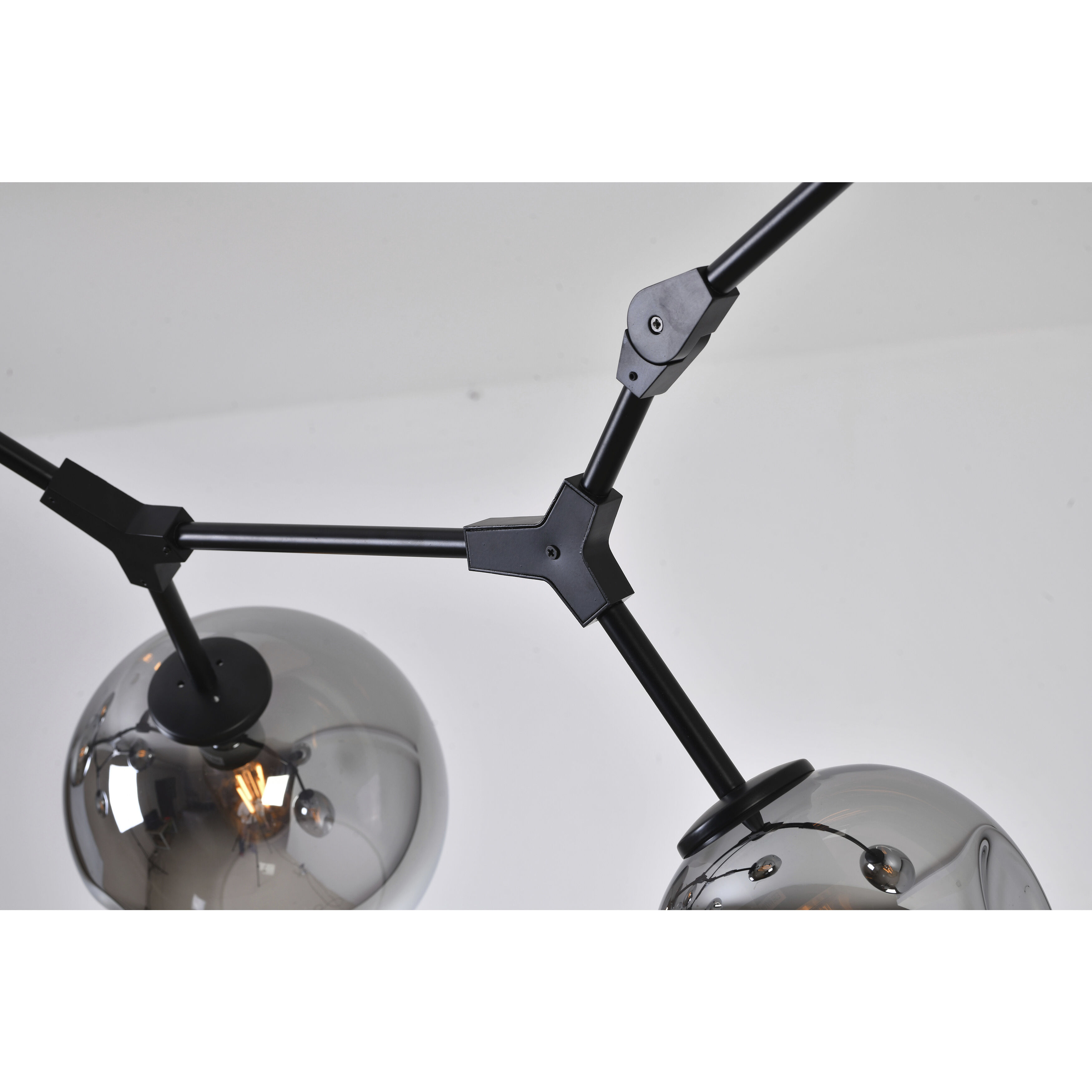 Canada 8 Light 33 inch Matte Black Chandelier Ceiling Light
