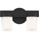 Kelly Wearstler Esfera LED 9 inch Nightshade Black Bath Vanity Wall Light