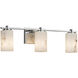 LumenAria 24 inch Brushed Brass Bath Bar Wall Light in Cylinder with Broken Rim, Incandescent