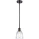 Ballston Brookfield LED 5.75 inch Oil Rubbed Bronze Pendant Ceiling Light in Clear Glass, Ballston