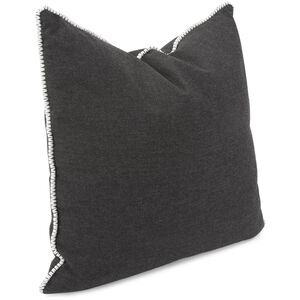 Seascape 20 inch Charcoal Outdoor Pillow