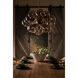 Shine 17 Light 33.75 inch Polished Nickel Chandelier Ceiling Light in Smoke Glass