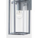 Percy Outdoor Wall Sconce in Weathered Zinc