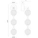 Marni LED 23.75 inch Polished Nickel Bath Vanity Light Wall Light