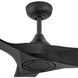 Swell Illuminated 72 inch Matte Black Fan