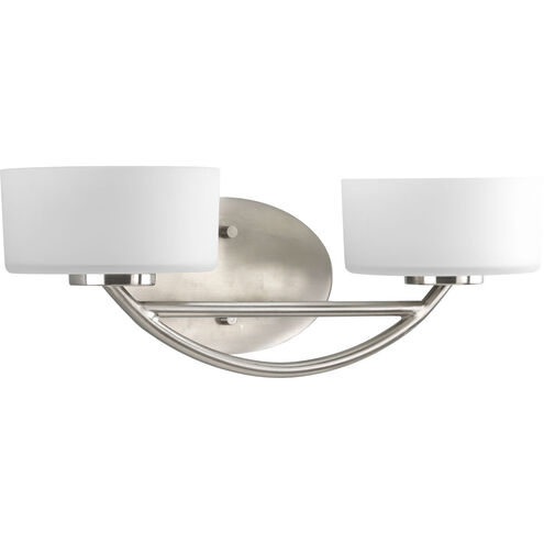 Calven 2 Light 18 inch Brushed Nickel Bath Vanity Wall Light