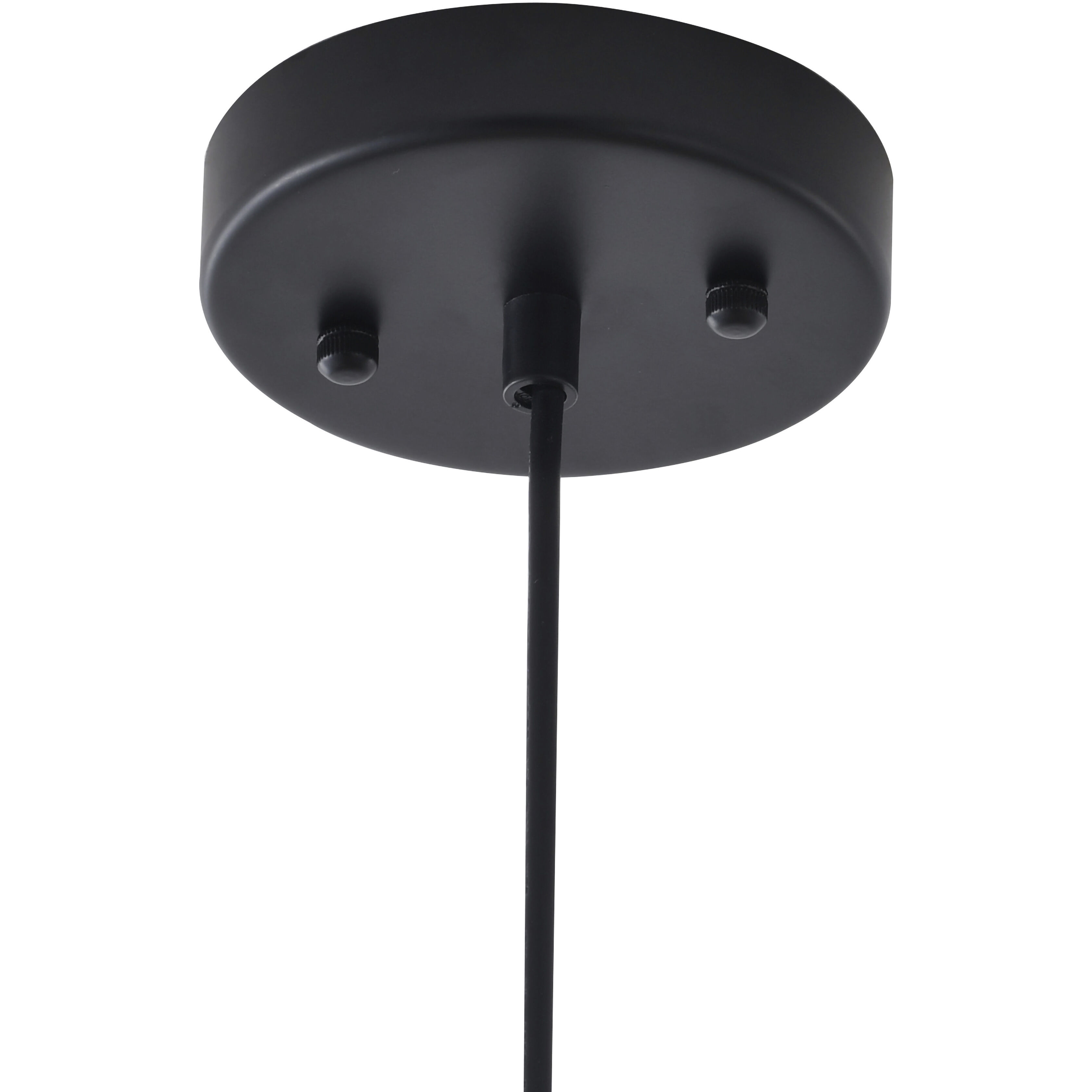 Canada Pendant Ceiling Light in Silver and Black