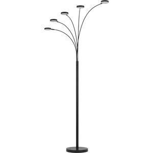 Malibu 82 inch 8.00 watt Dark Bronze Arc Floor Lamp Portable Light