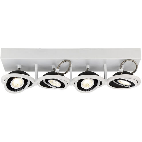 Vision 4 Light 120V White Track Ceiling Light