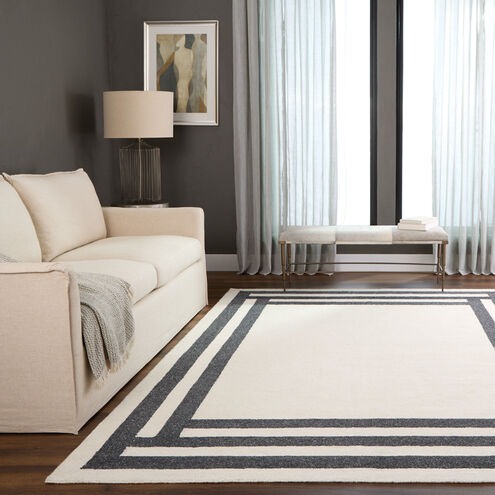 Kali 158 X 118 inch Black/White Rug in 10 x 13