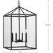 Hillcrest 4 Light 17 inch Matte Black Foyer Light Ceiling Light