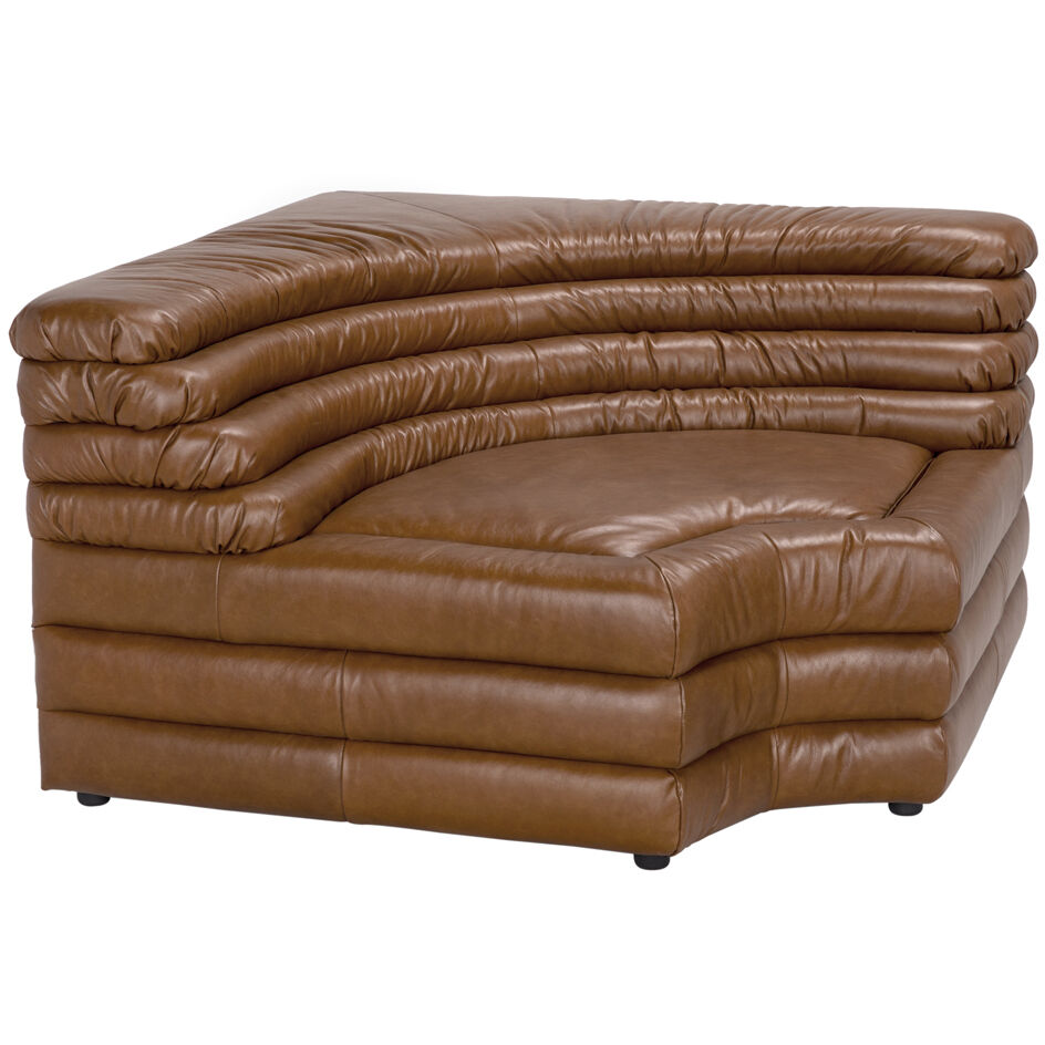 Bandera Roche Tan Modular Sofa, Corner
