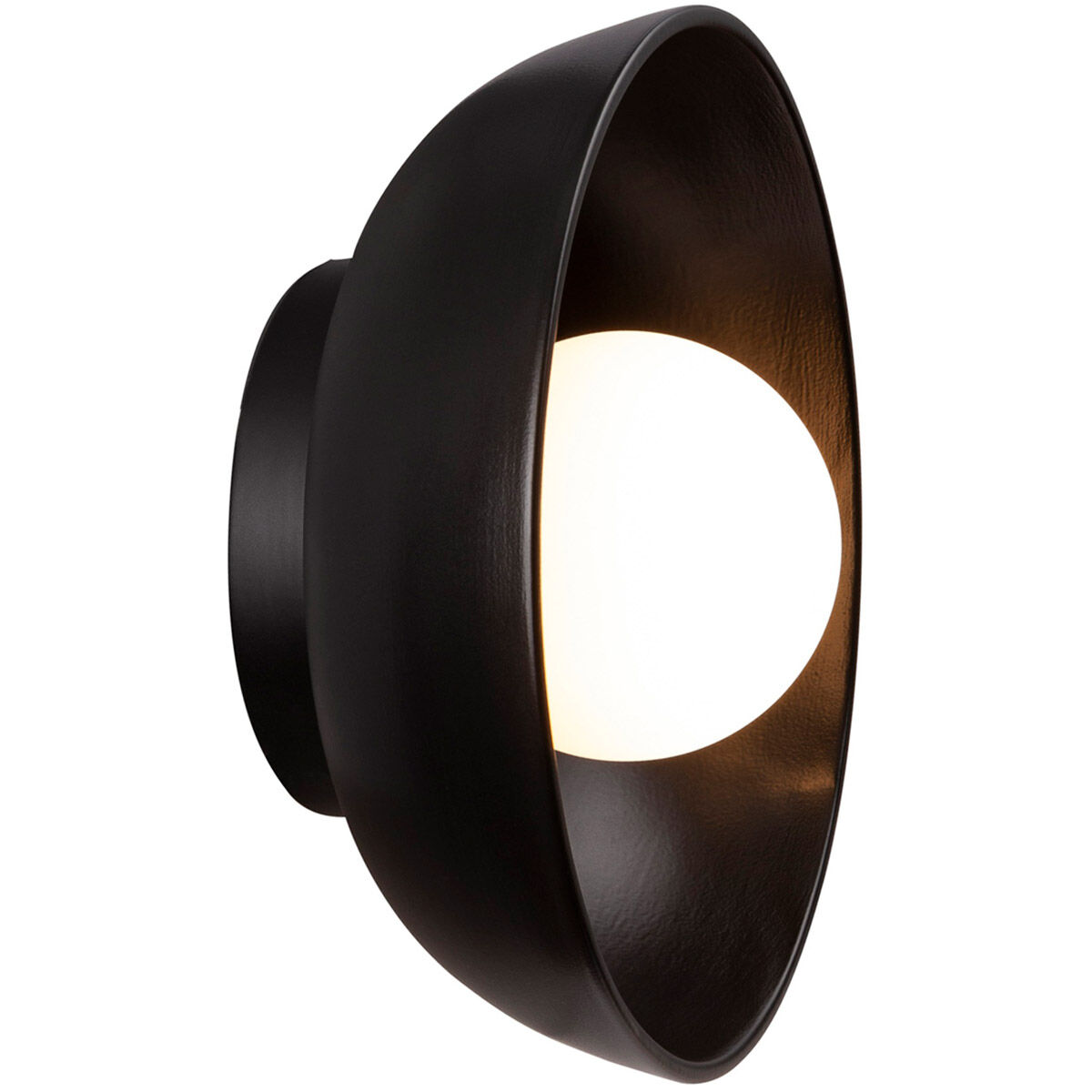 Ambiance Collection 1 Light 10 inch Carbon Matte Black Wall Sconce Wall Light