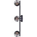 Madison 3 Light Graphite Track Ceiling Light