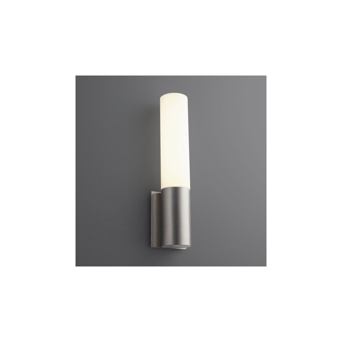 Magnum 1 Light 5 inch Satin Nickel Sconce Wall Light