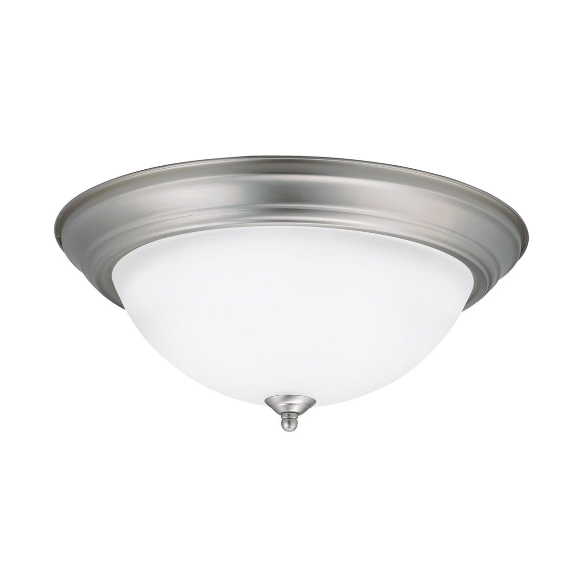 Independence 3 Light 15 inch Brushed Nickel Flush Mount Light Ceiling Light