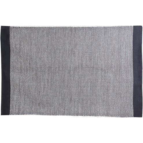 Richmond 72 X 48 inch Gray with Black Rug