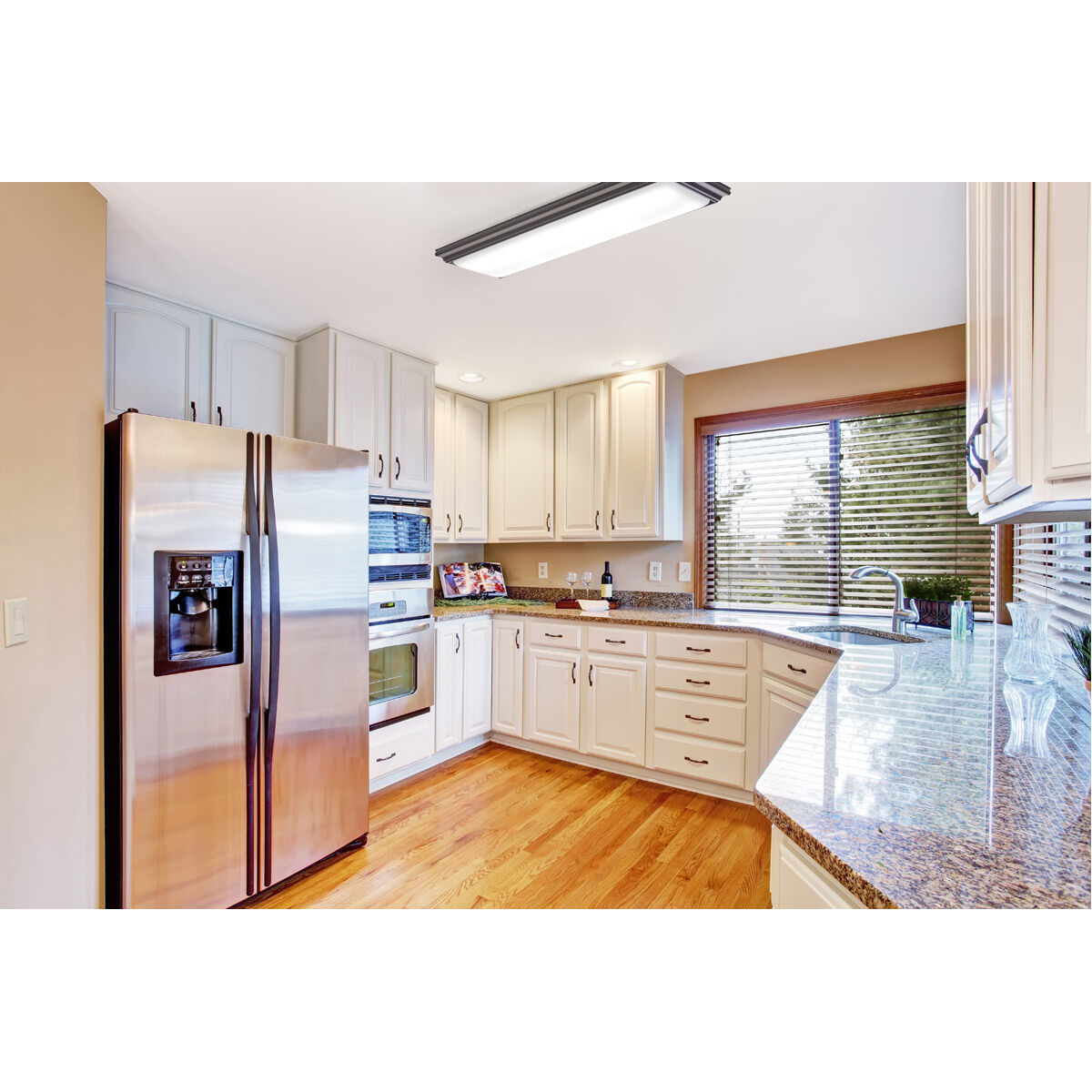 Lithonia Lighting FMFL 30840 VANL BZ Vanderlyn 4 ft. Brown LED Flush Mount