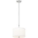 Linden LED 12 inch Brushed Nickel Pendant Ceiling Light