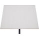 Burke 26 inch 60.00 watt Matte Black and Brushed Brown Table Lamp Portable Light