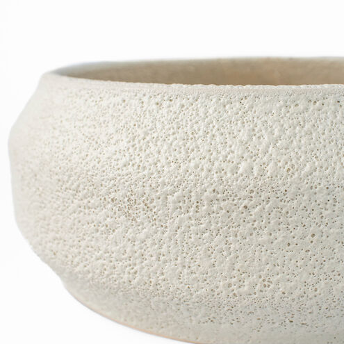 White on Terra 12 X 4.5 inch Bowl, Large