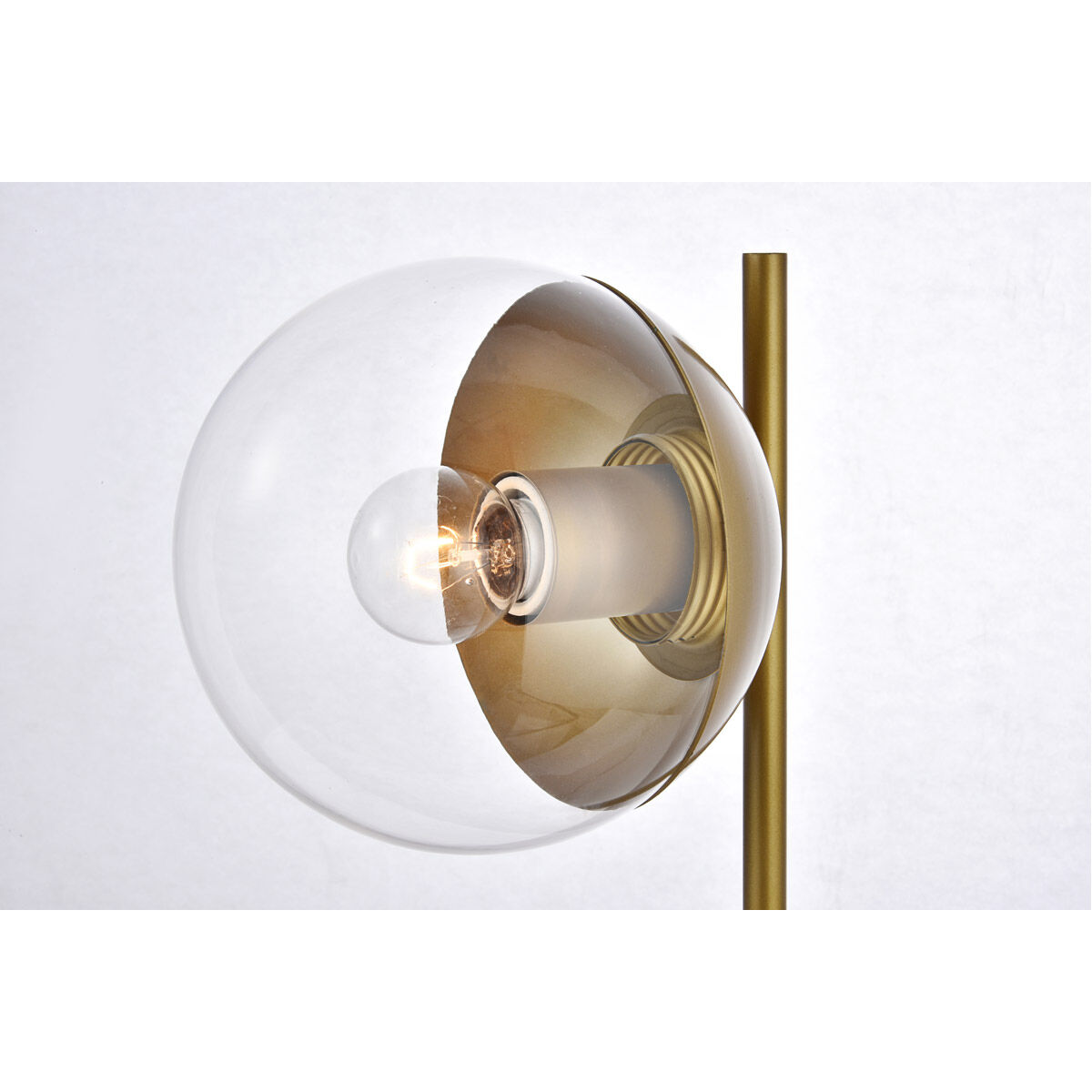 Decovio 12960 BI1 Oyster Bay 22 inch 40 Watt Brass Table Lamp Portable Light