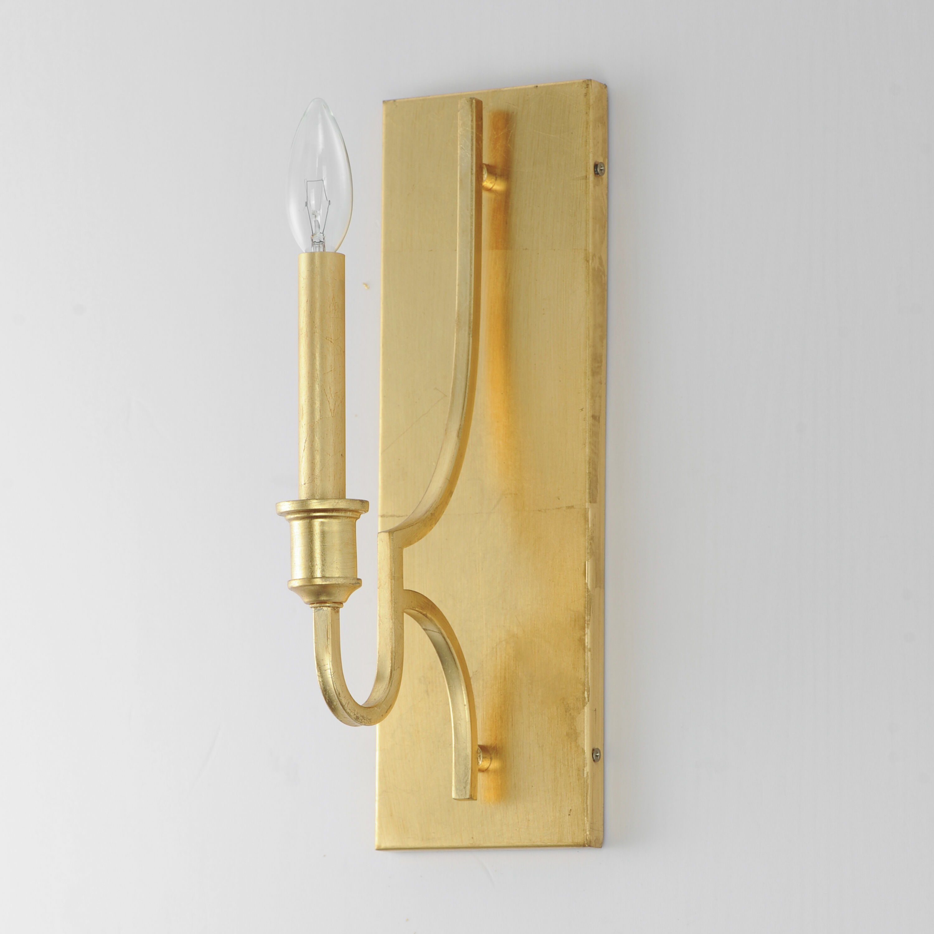 Normandy 1 Light 4.75 inch Gold Leaf Wall Sconce Wall Light