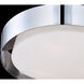 Saturn LED 16 inch Satin Nickel Flush Mount Ceiling Light